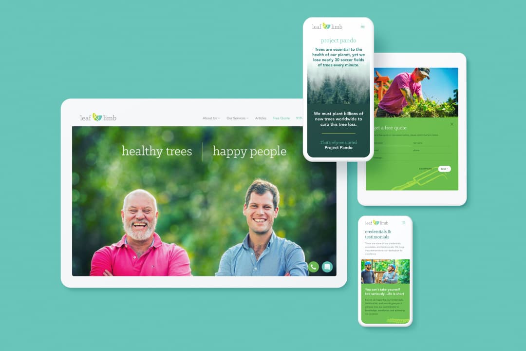 Quartz Studio Marketing Sites example